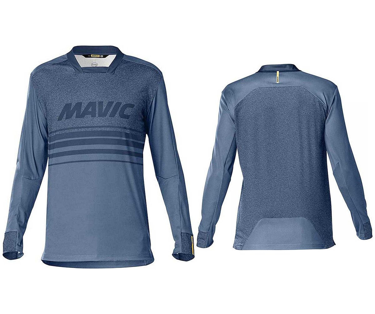 Mavic Deemax Sam Hill II Long Sleeve MTB Jersey - Blue Blue Large