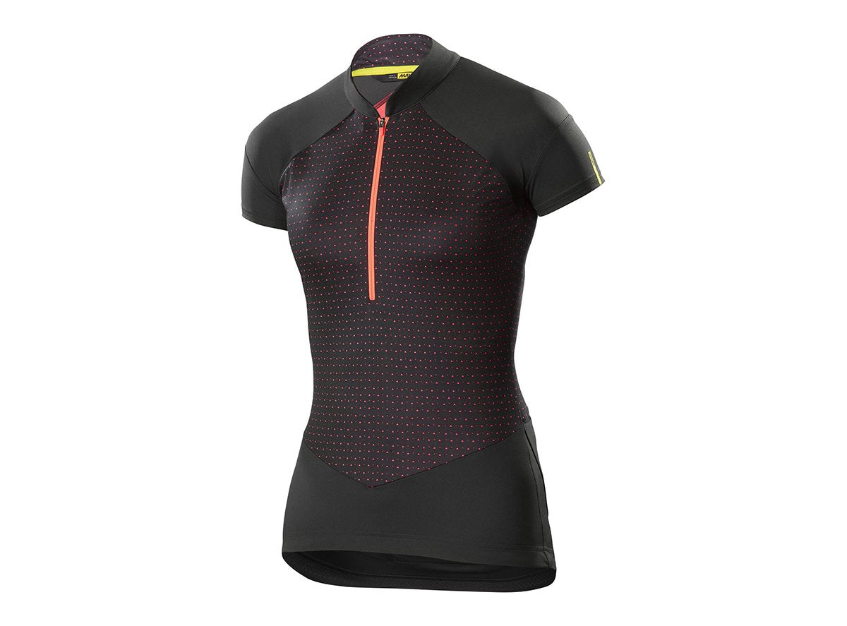 Mavic Sequence Graphic Short Sleeve Road Jersey - Womens - Pirate Black Pirate Black X-Small