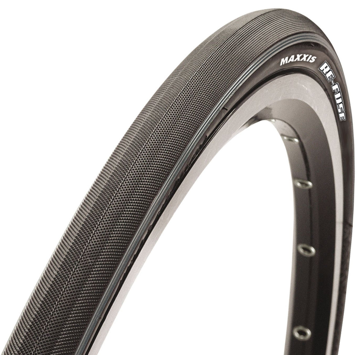 Maxxis Re-Fuse 700c Folding Road Tire - Black Black 28c
