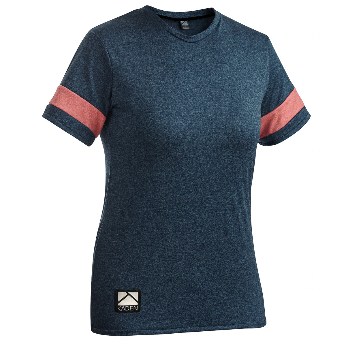 Kaden Apparel Florence Short Sleeve MTB Jersey - Womens - Midnight Blue-Persimmon Midnight Blue - Persimmon Small