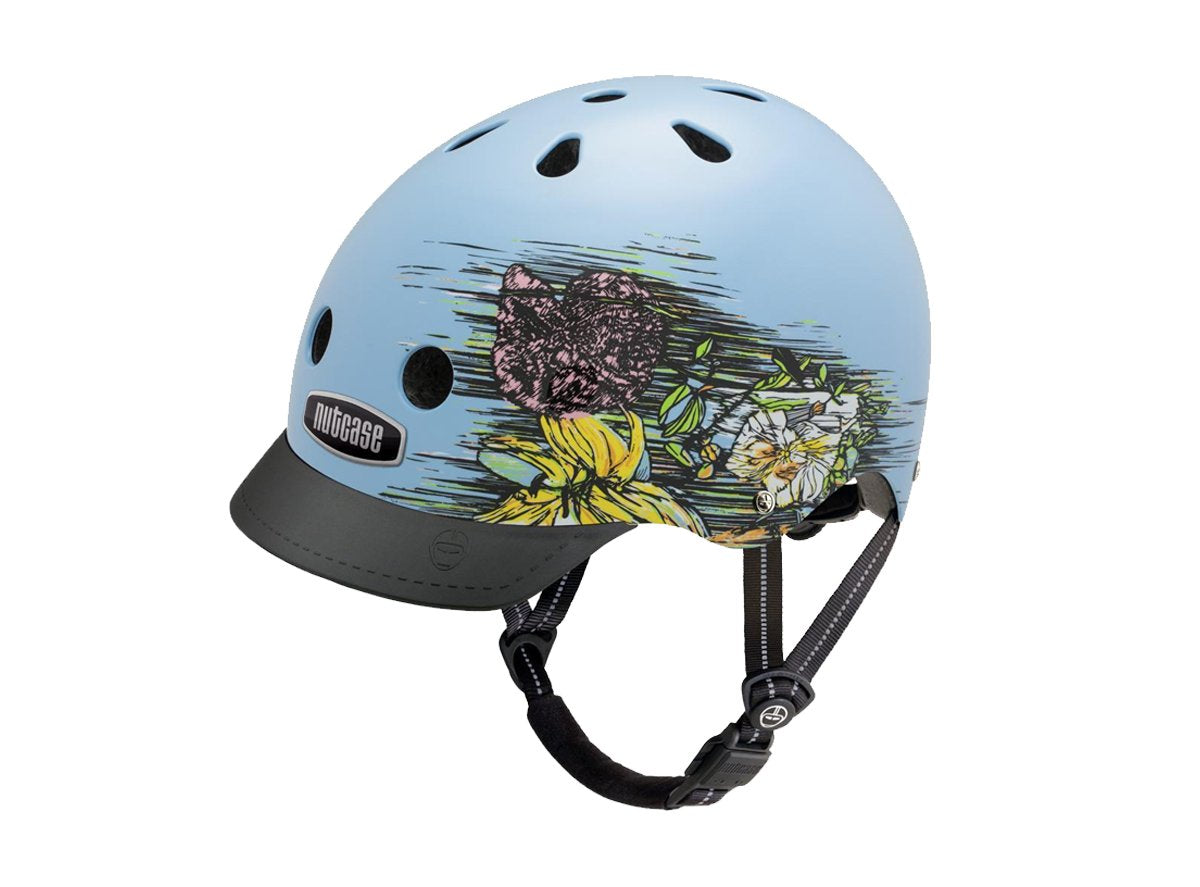 Nutcase Sunrose Street Urban Helmet - Blue Blue Small