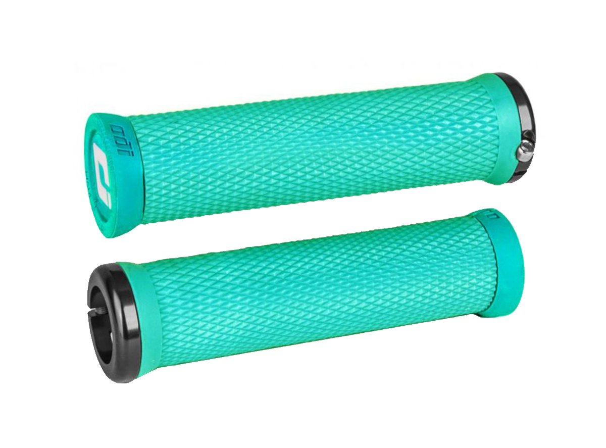 ODI Elite Motion Lock-On Grips - Mint Mint Black Clamp