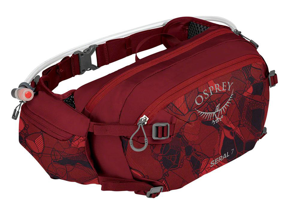 Osprey Seral 7 Lumbar Pack - Claret Red - 2021 Claret Red 1.5L 50 oz Hydration Capacity