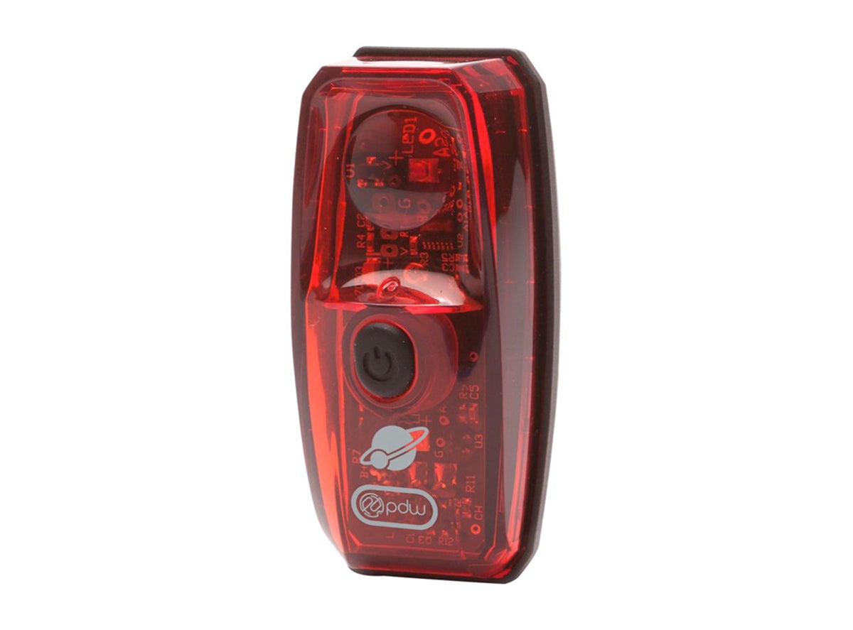 PDW Io USB Tail Light - Black-Red Black - Red