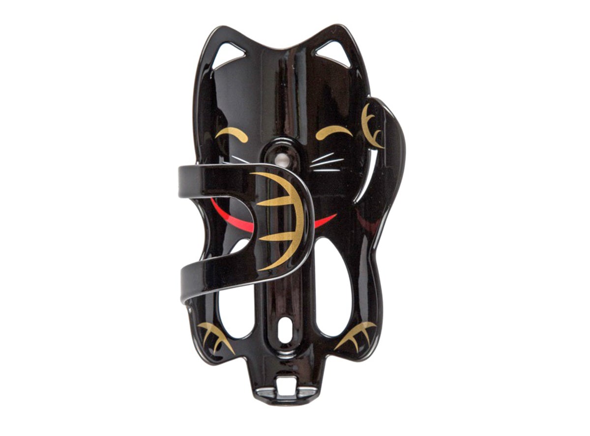 PDW Lucky Cat Bottle Cage - Black Cat Black Cat