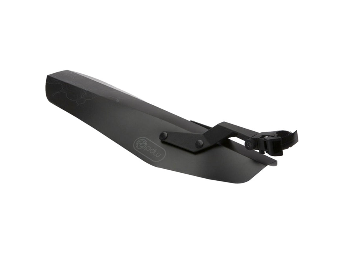 PDW Mud Shovel 6.5" Fat Rear Fender - Black Black