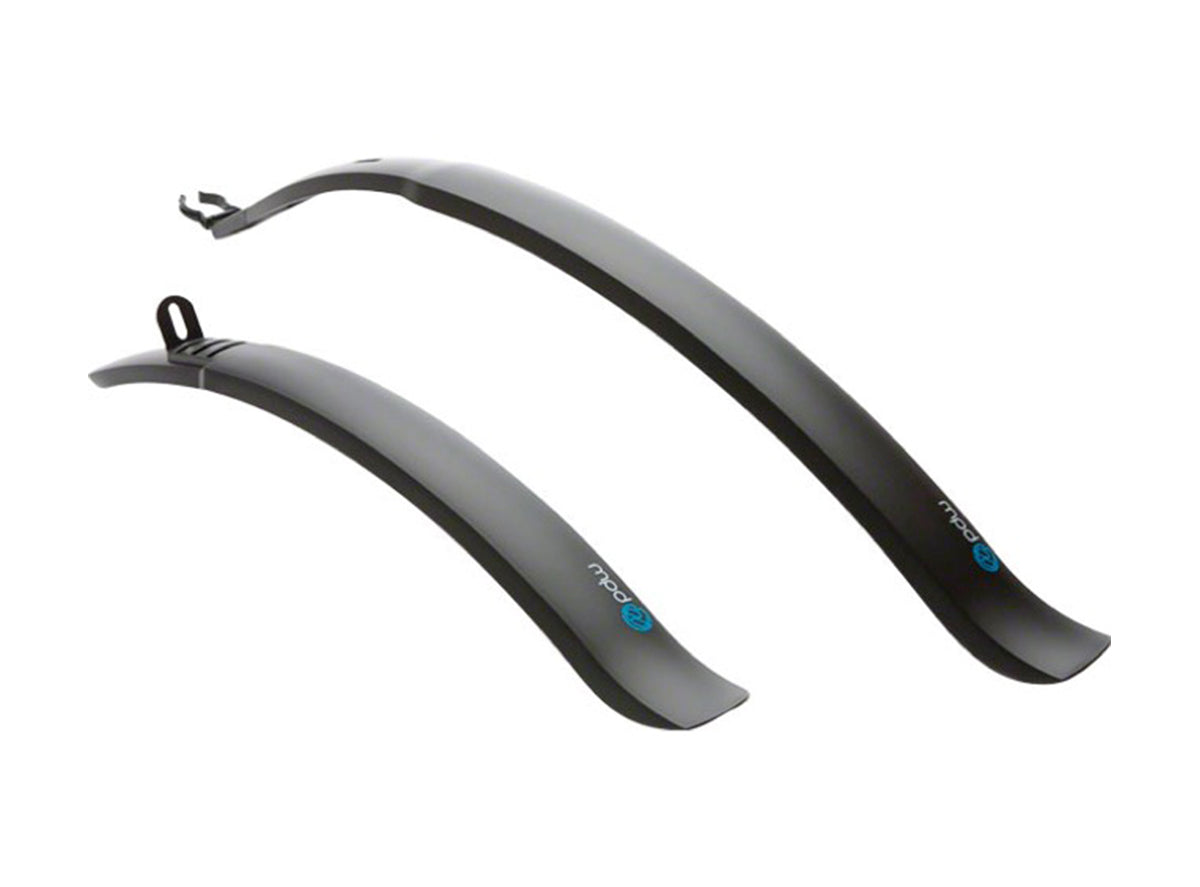 PDW Soda Pop Clip On Mountain Bike Fenders - Black Black 64mm