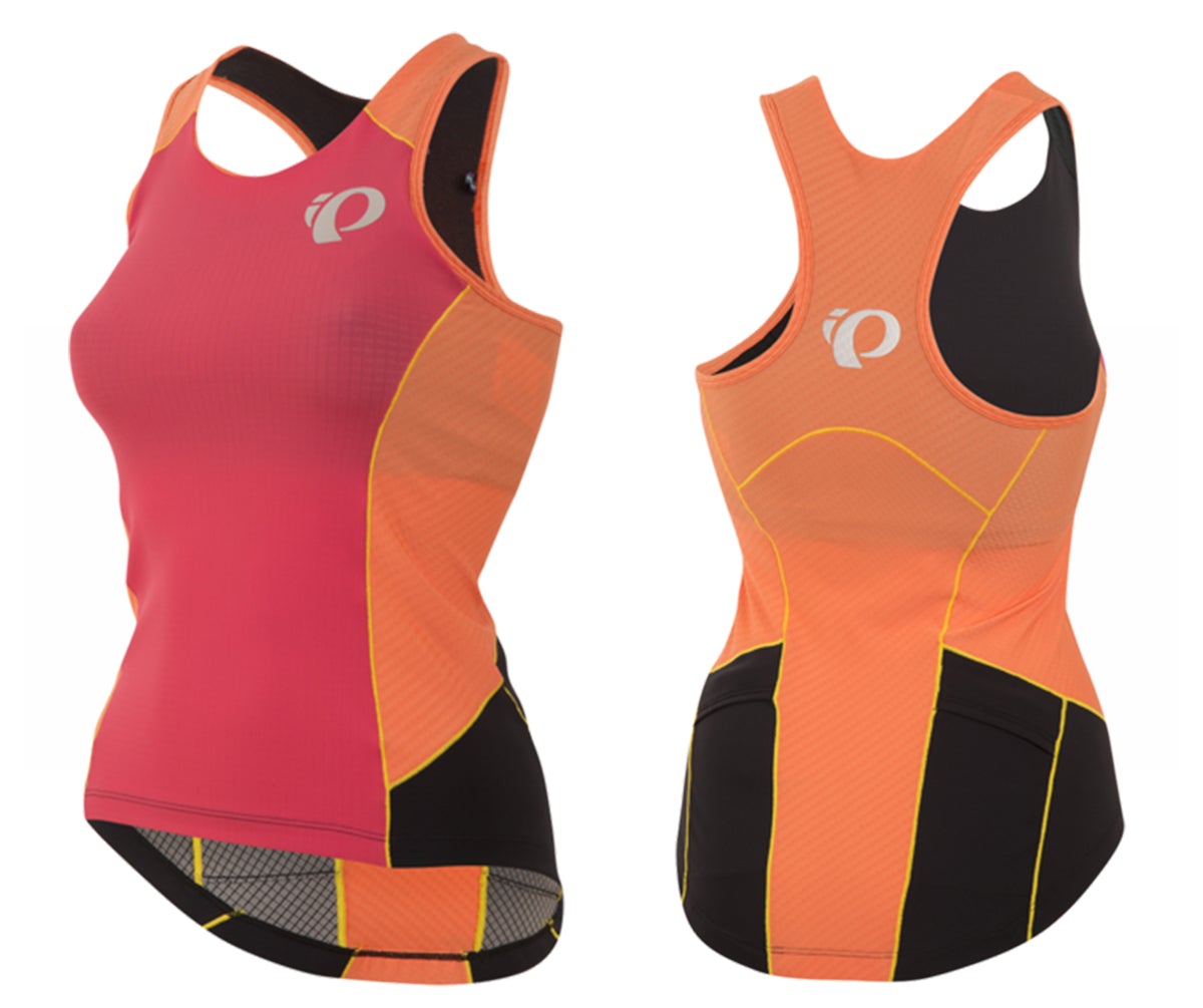 Pearl Izumi Elite Pursuit Tri Tank - Womens - Rouge Red-Clementine Rouge Red - Clementine Large