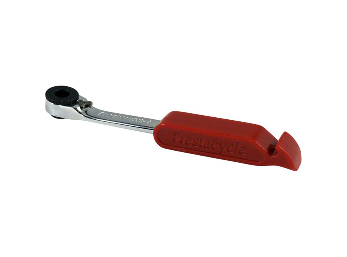 PrestaCycle PrestaRatchet Mini Ratchet and Tire Tool Red