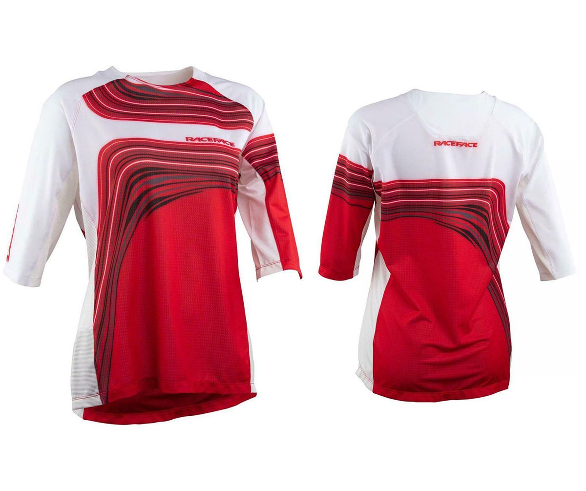 Race Face Khyber 3/4 Sleeve MTB Jersey - Womens - Rouge - 2020 Rouge X-Small