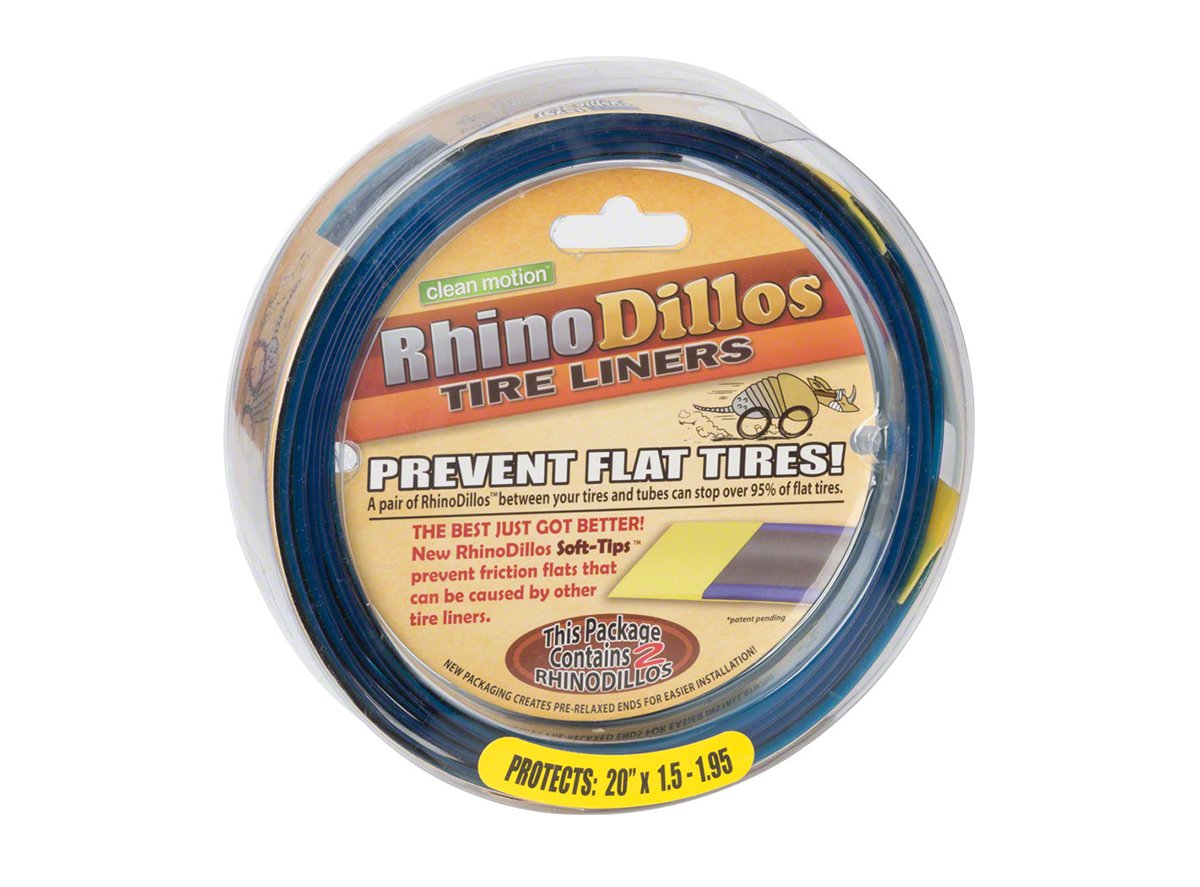 Rhinodillos Tire Liner - 20" - Yellow Yellow Pair - 20" x 1.5-1.95