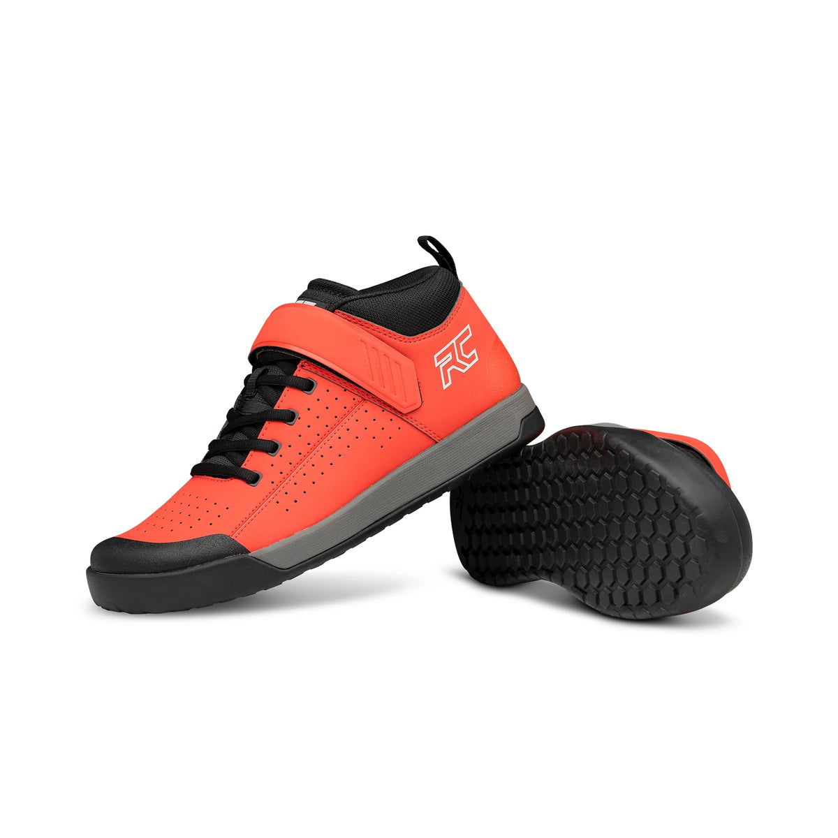 Ride Concepts Wildcat Mid-Top Flat Pedal MTB Shoe - Red - 2022