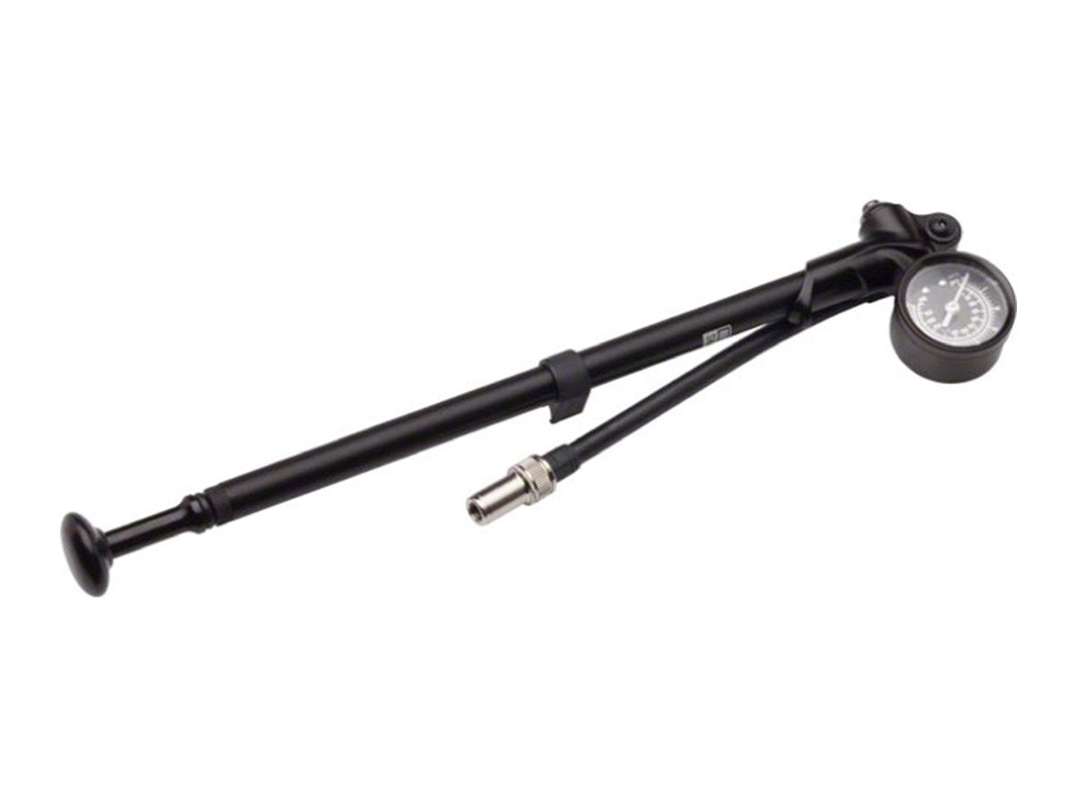 RockShox High Pressure Fork/Shock Pump - Black Black Presta / Schrader