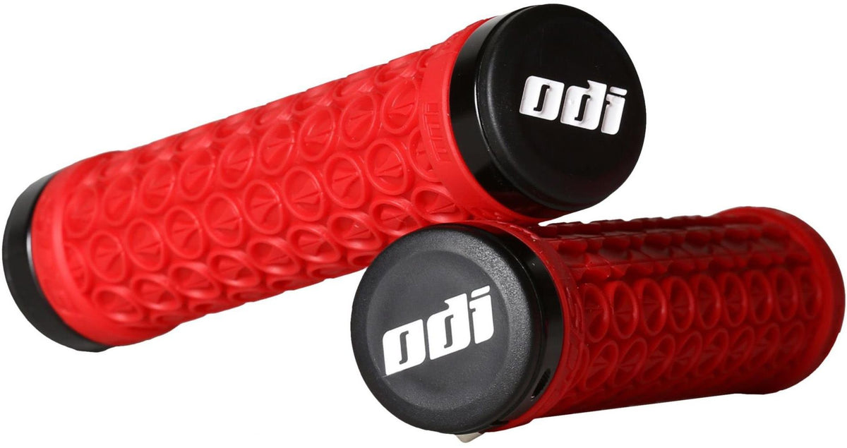 SDG Hansolo Lock-On Grips - Red Red