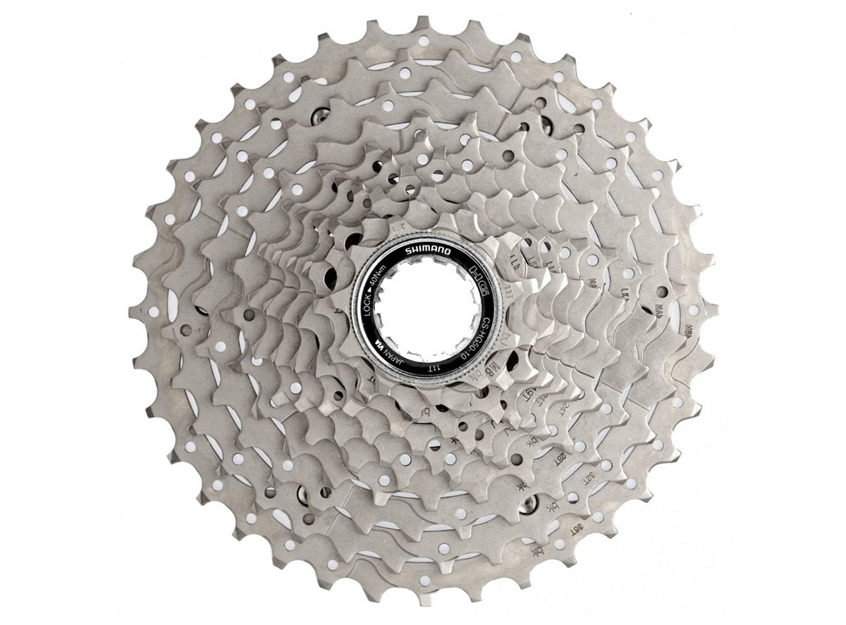 Shimano Deore HG50 10 Spd MTB Cassette - OEM Packed Silver 11-36t
