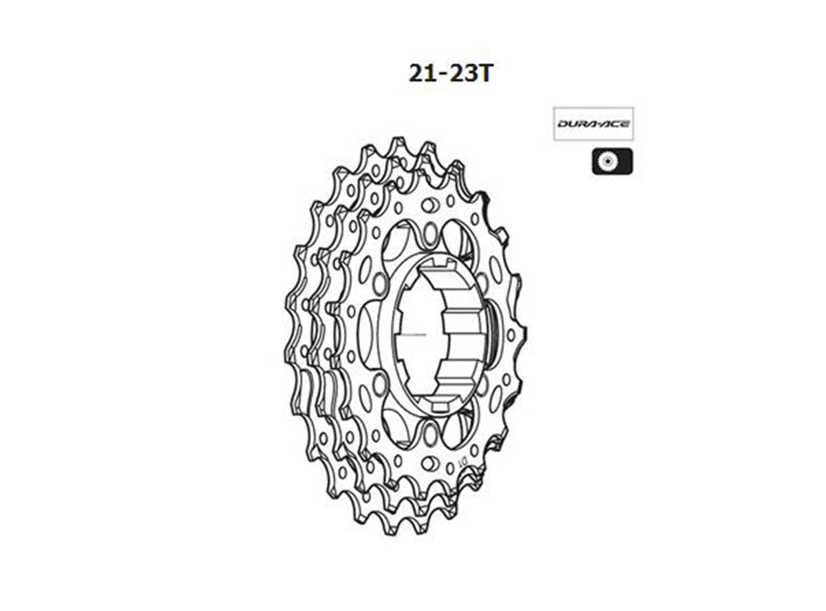 Shimano Dura-Ace 7800 Sprocket Set