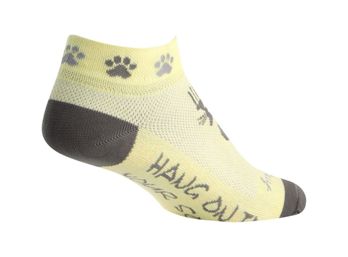 SockGuy Classic 1" Low Cuff Sock - Womens - Scratch - Yellow Yellow Small/Medium