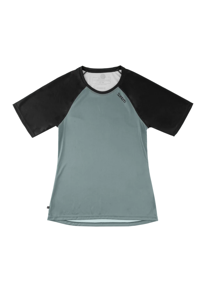 Sombrio Spruce Short Sleeve MTB Jersey - Womens - Stormy Stormy X-Small