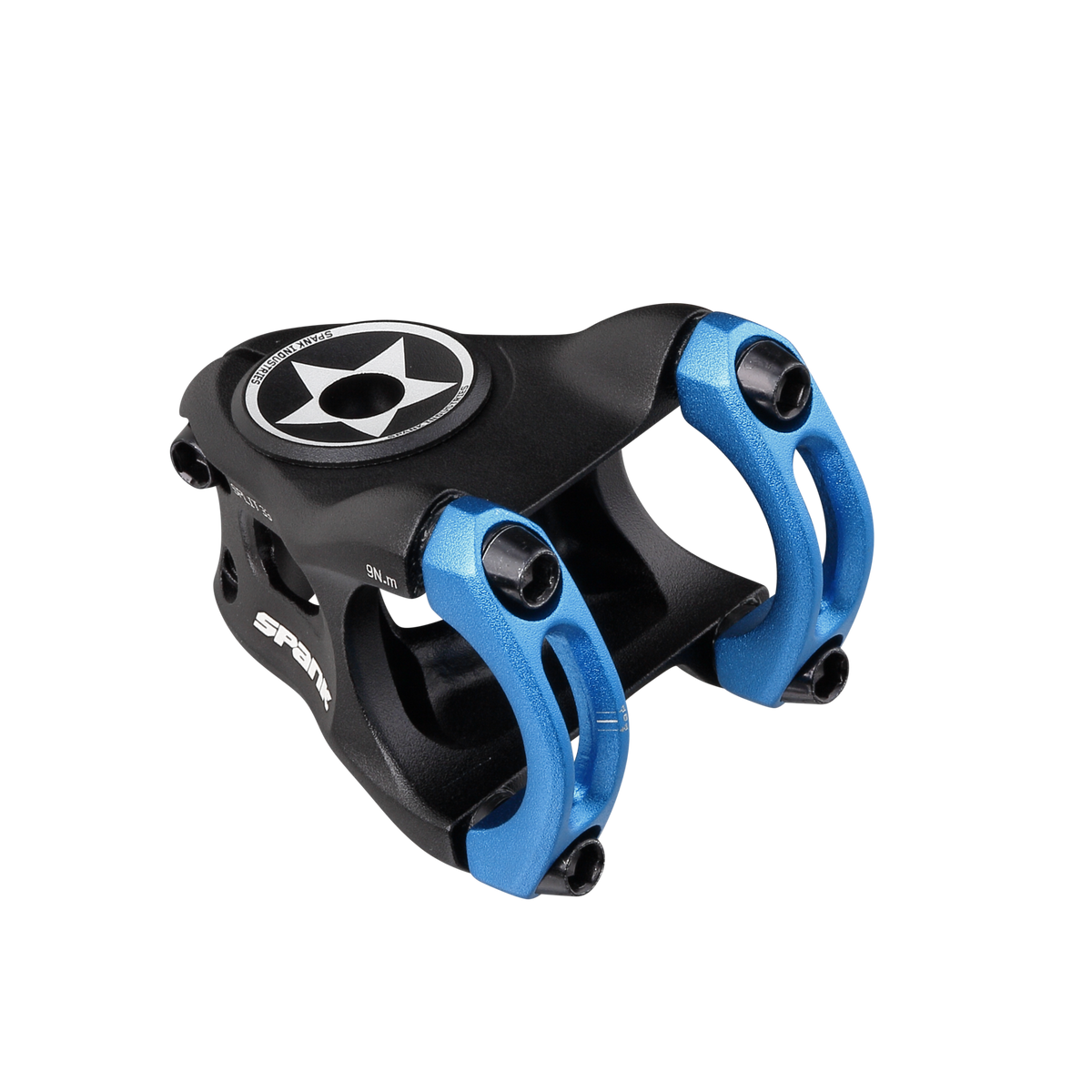 Spank Split 31.8 MTB Stem - Blue Blue 1.1/8" 33mm