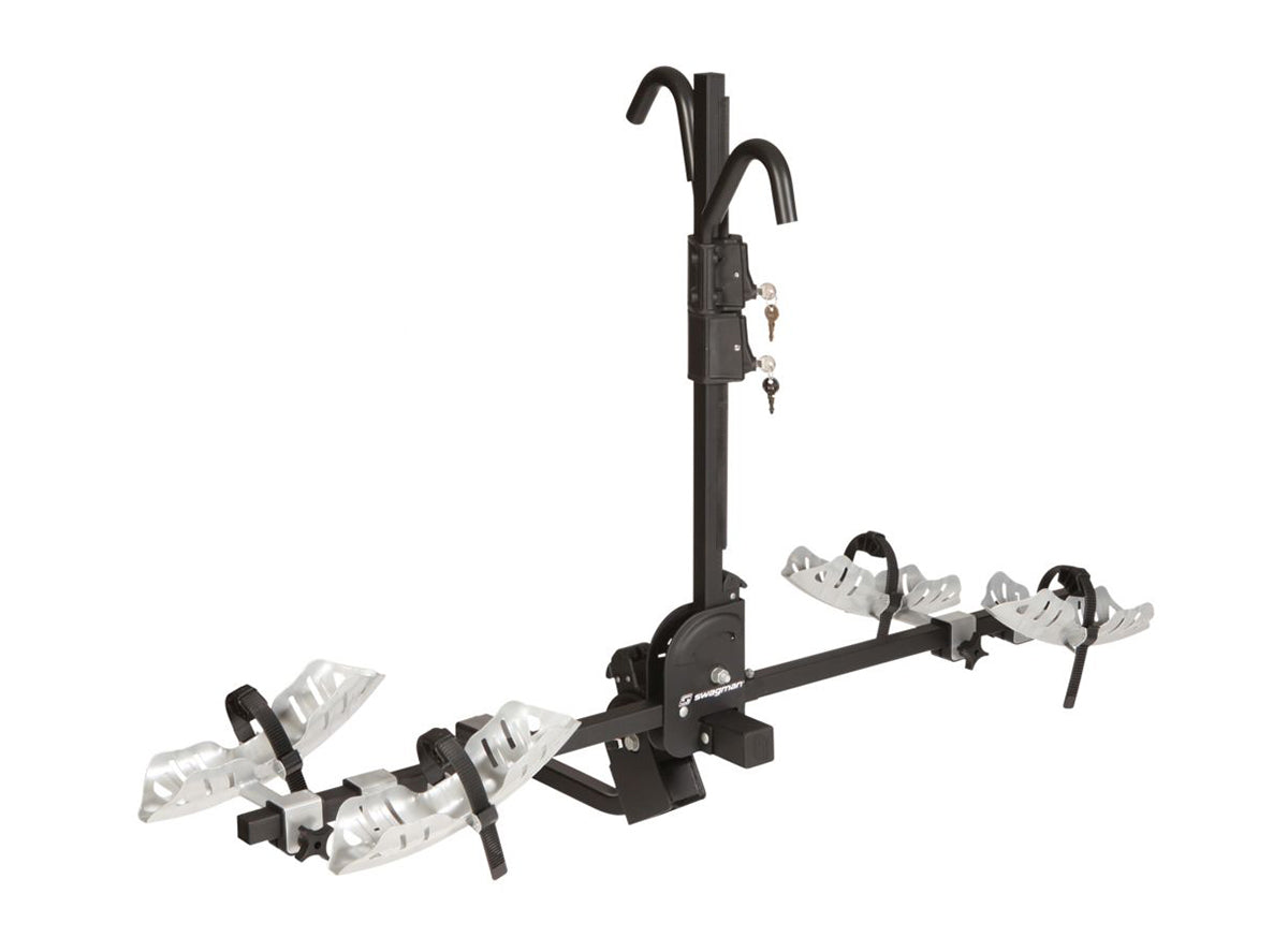 Swagman Chinook Hitch Mount Bike Rack Black - Silver