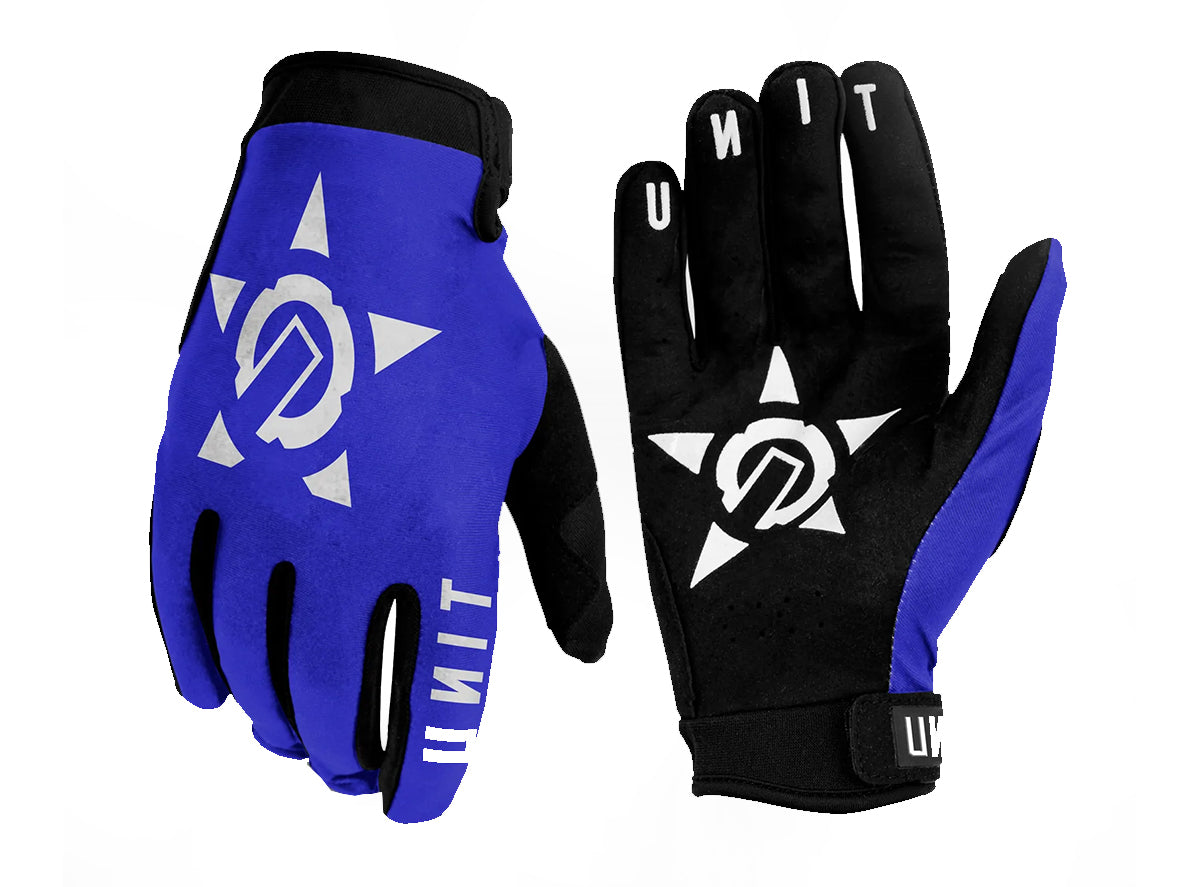 Unit Fixed MTB Glove - Blue - 2022 Blue X-Small