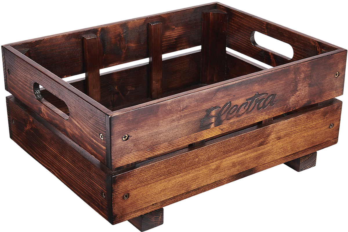 Electra Crate Pine MIK Basket - Brown Brown