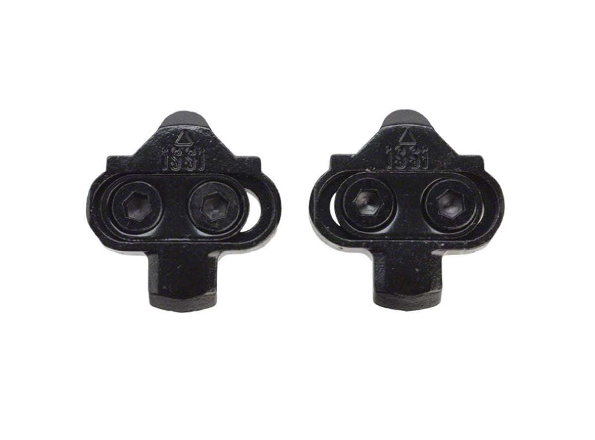 iSSi SPD Compatible Cleats - Black Black 2 Bolt - 4 Degree Float
