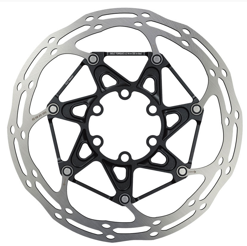 SRAM Centerline X Rotor Silver - Black 180mm