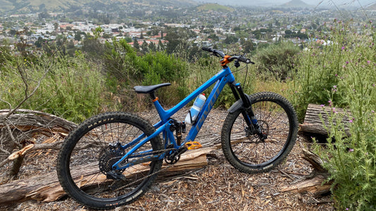 My Pivot Switchblade with Maxxis DHF and Assegai Tires on Industry Nine Carbon Enduro 315 32h wheels