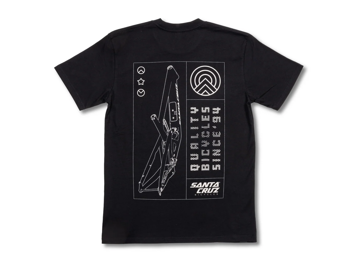 Santa Cruz Framed Tee - Black