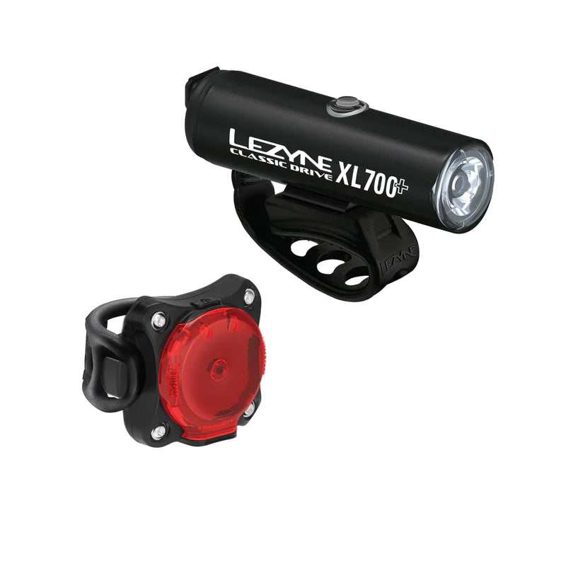 Lezyne Classic Drive XL 700+ / Zecto Drive 200+ Light Set