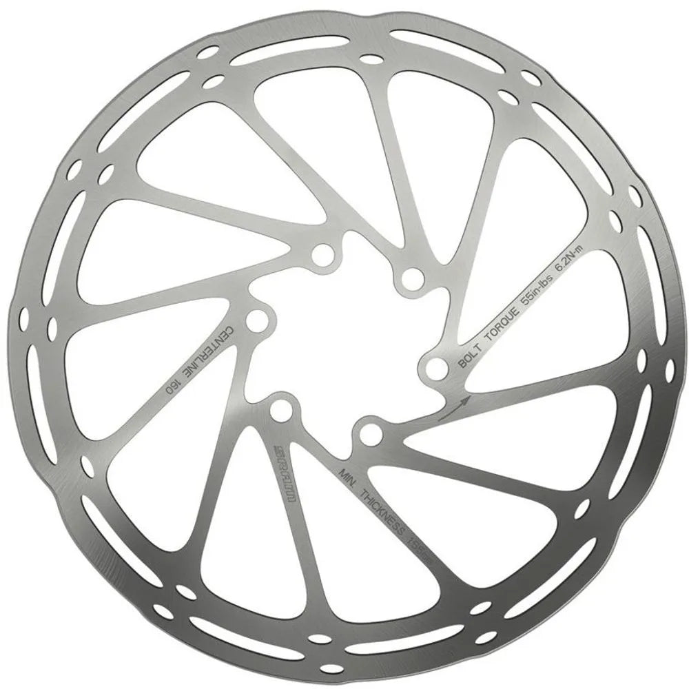 SRAM Centerline 6-Bolt Rotor - Rounded Edge - 2.0mm