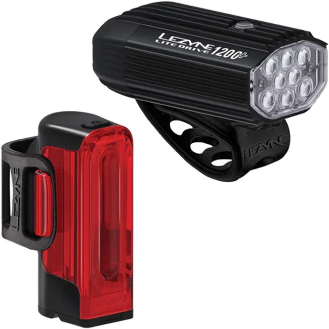 Lezyne Lite Drive 1200+ / Strip Drive Pro 400+ Light Set