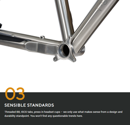 Forbidden Heathen 29 Framekit - Titanium Raw