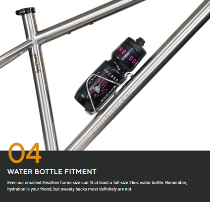 Forbidden Heathen 29 Framekit - Titanium Raw