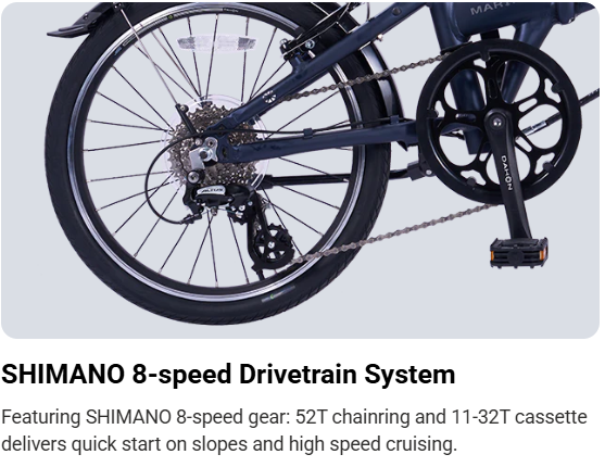 Dahon Mariner D8 II - Obsidian Black