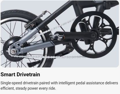 Dahon K-Feather Electric - Obsidian Black