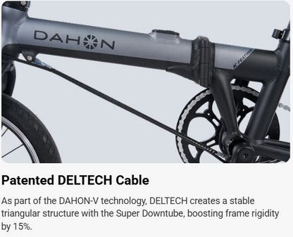 Dahon K-Feather Electric - Obsidian Black