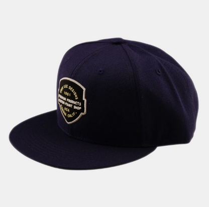 Troy Lee Designs Imprint Flat Bill Snapback Hat - Indigo