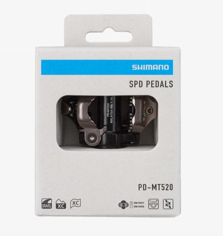 Shimano MT520 SPD MTB Pedal - Black