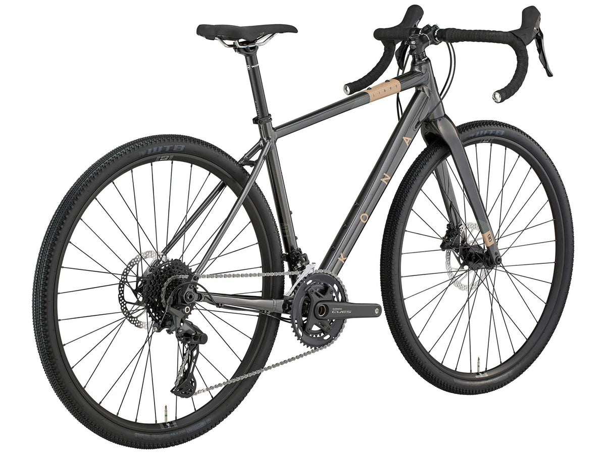 Kona Libre 700c Gravel Bike - Shimano CUES - Gloss Metallic Charcoal