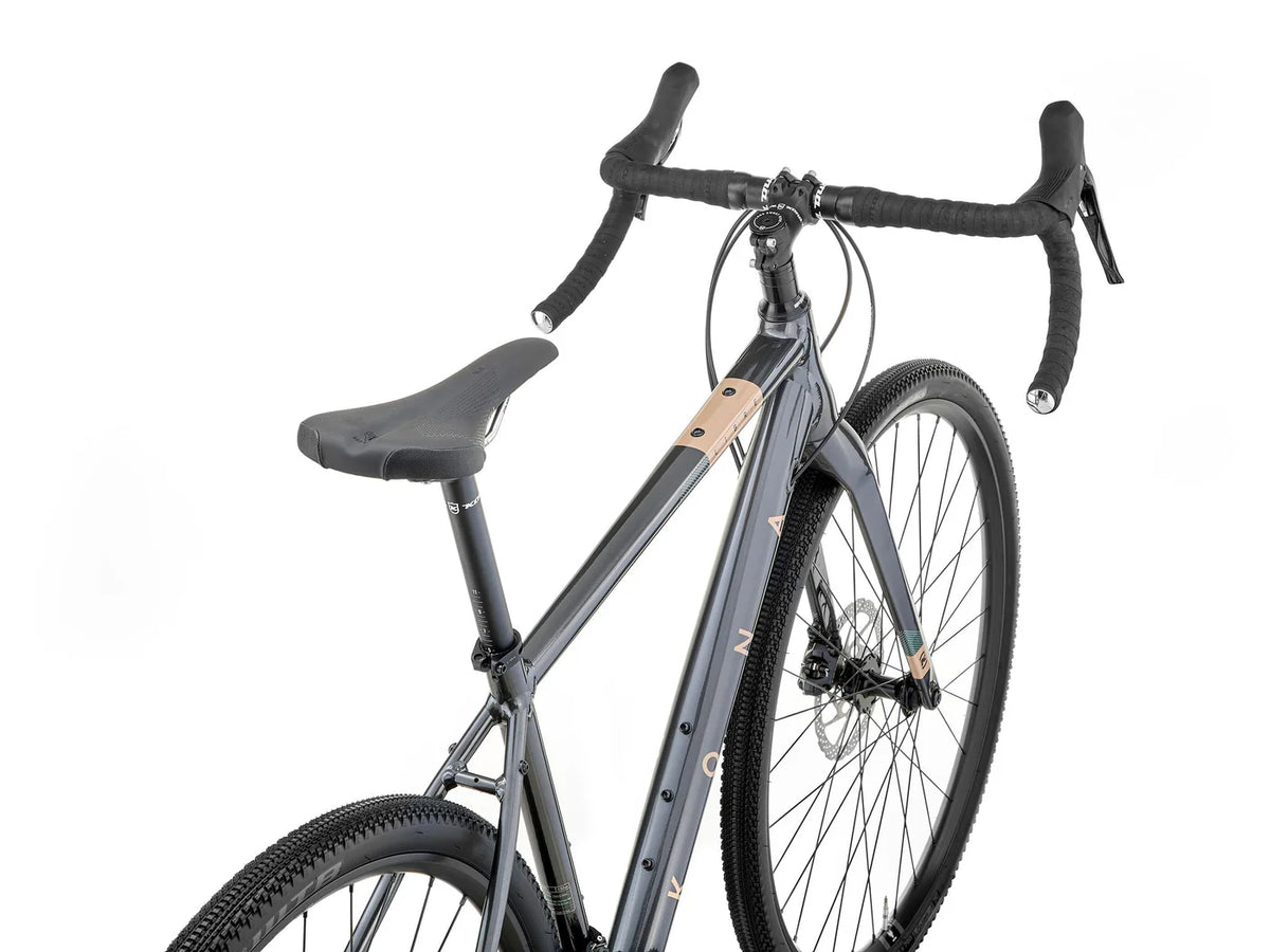 Kona Libre 700c Gravel Bike - Shimano CUES - Gloss Metallic Charcoal