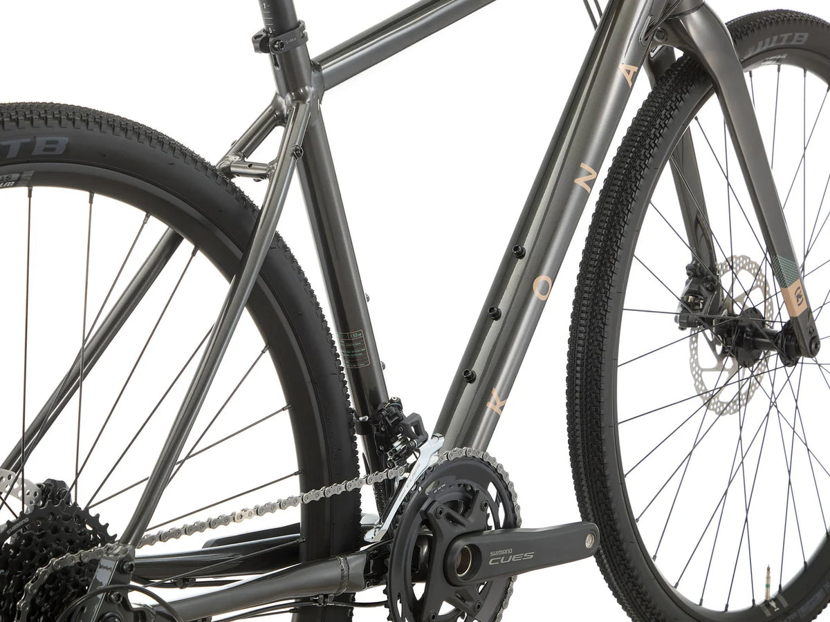 Kona Libre 700c Gravel Bike - Shimano CUES - Gloss Metallic Charcoal