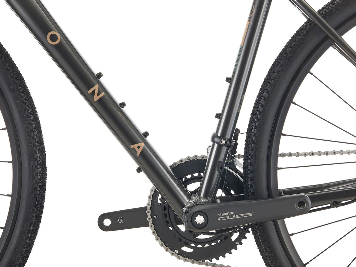 Kona Libre 700c Gravel Bike - Shimano CUES - Gloss Metallic Charcoal