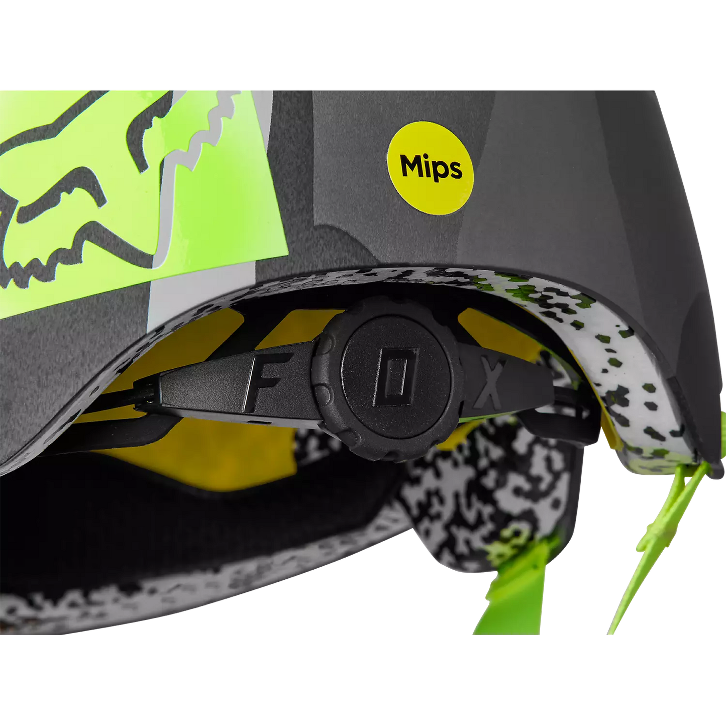 Fox Racing Flight Pro Dirt Jump Helmet - Runn - Youth - Black-Yellow - 2023