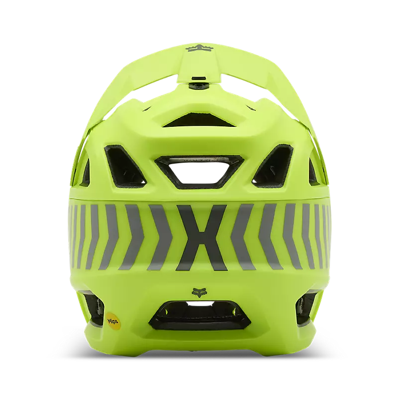 Fox Racing Proframe Full Face Helmet - Nace - Youth - Flo Yellow