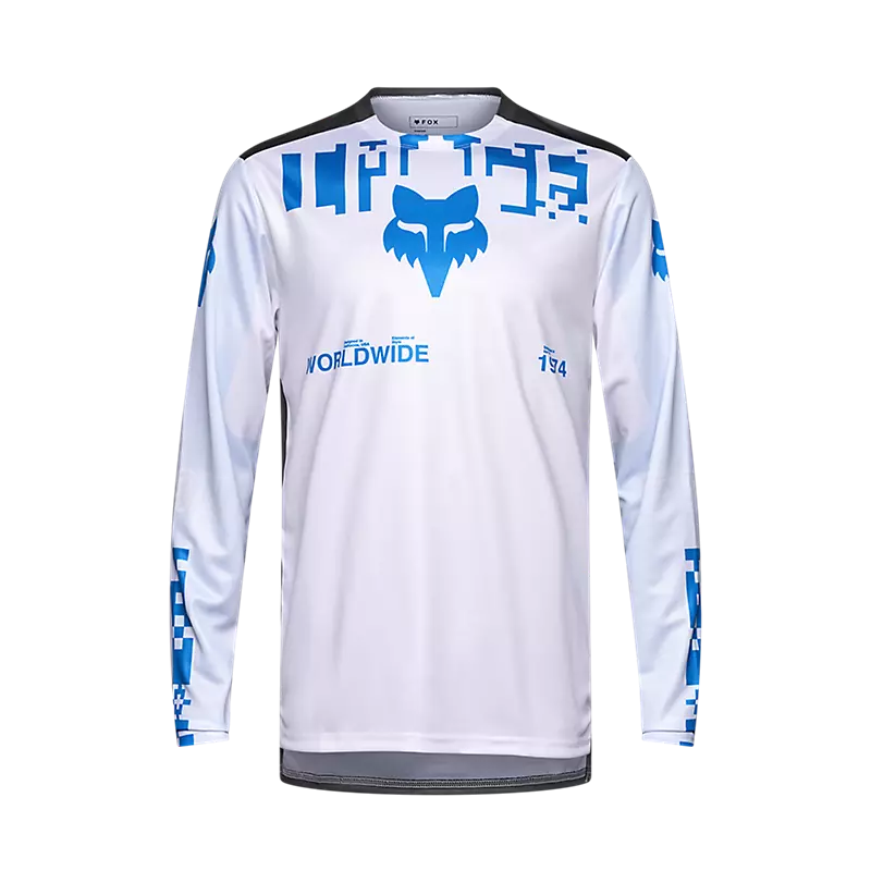 Fox Racing Ranger Long Sleeve MTB Jersey - Digi image - White