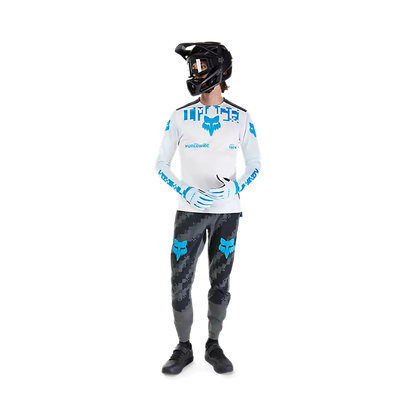 Fox Racing Ranger Long Sleeve MTB Jersey - Digi image - White