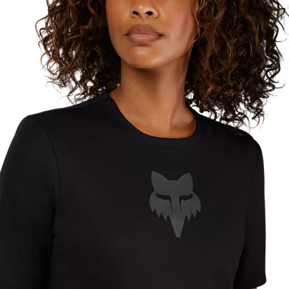 Fox Racing Ranger Short Sleeve MTB Jersey - Fox Head - Womens - Black