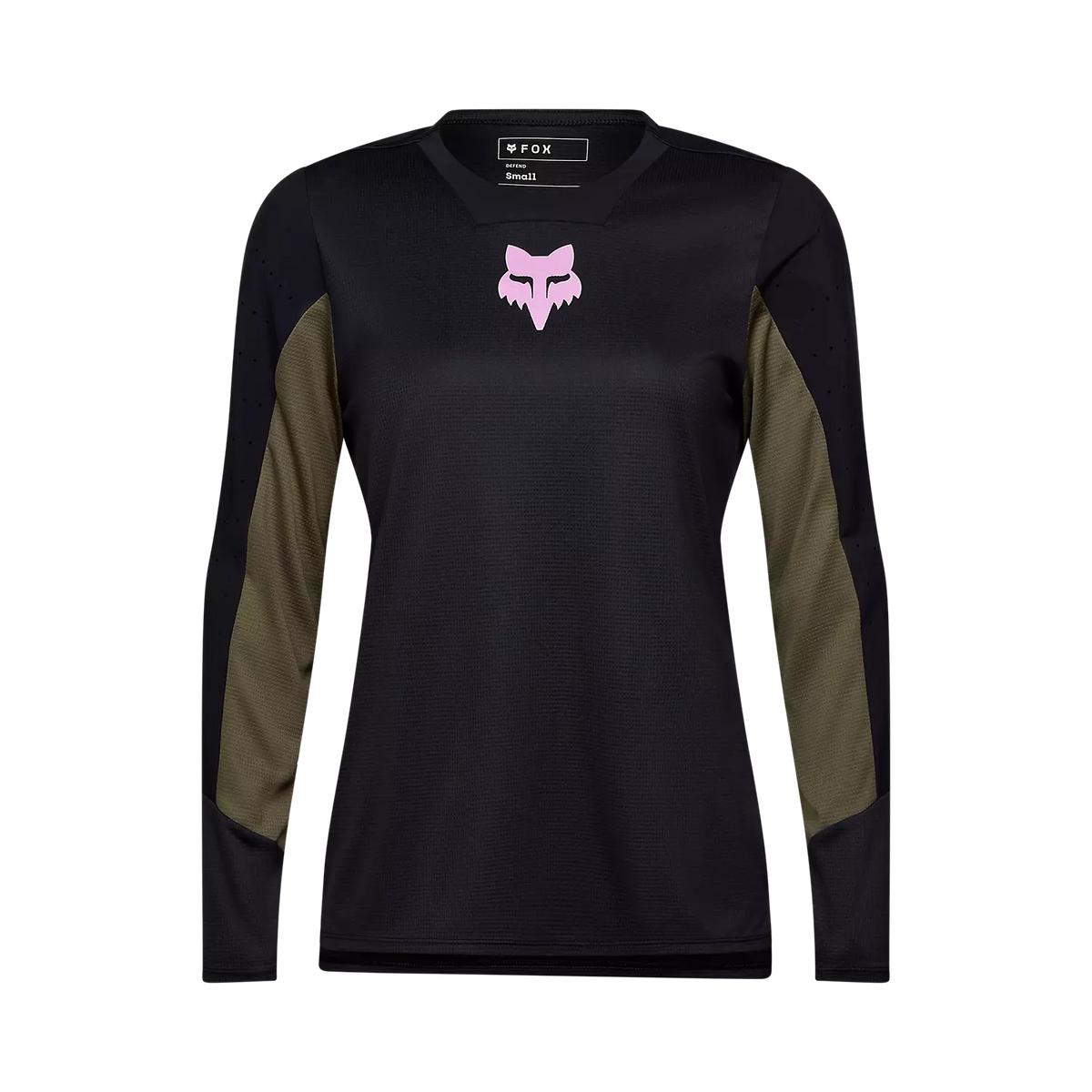 Fox Racing Defend Long Sleeve MTB Jersey - Park - Womens - Black